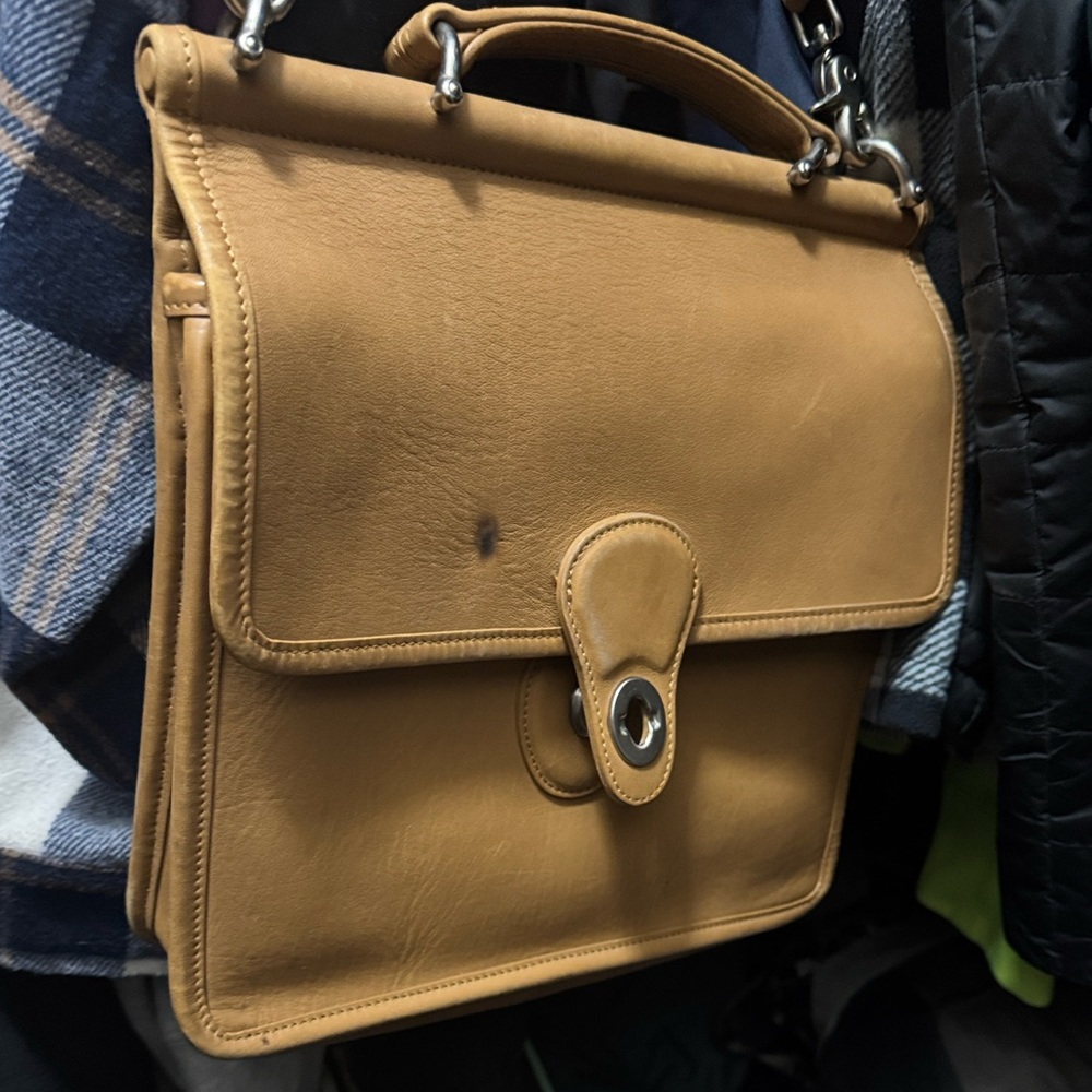 Coach Tan Leather Crossbody Bag - Picture 4 of 4